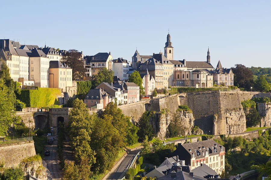 Chemin de la Corniche og Luxemburg view