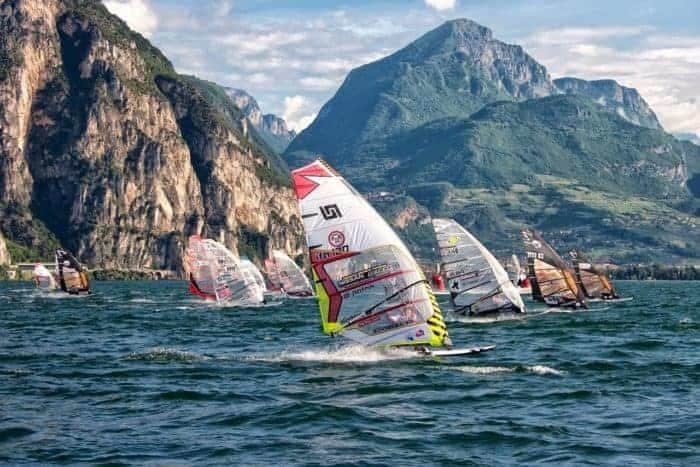 windsurfing the Garda Lake