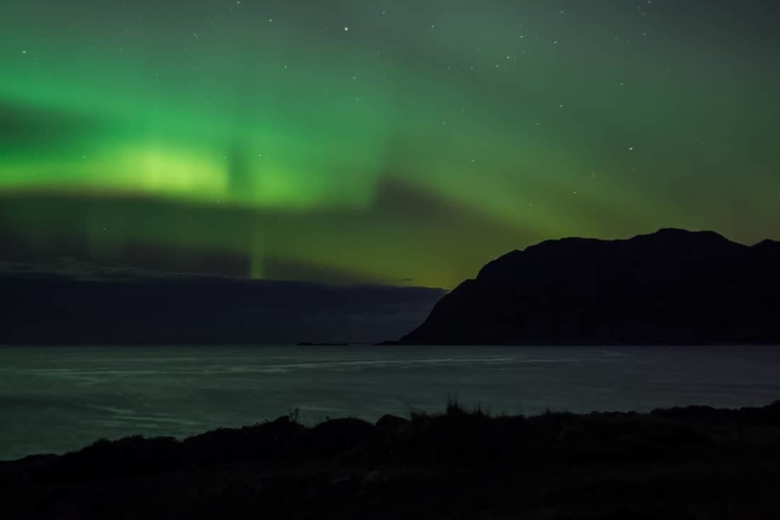 northern light in Tromsø