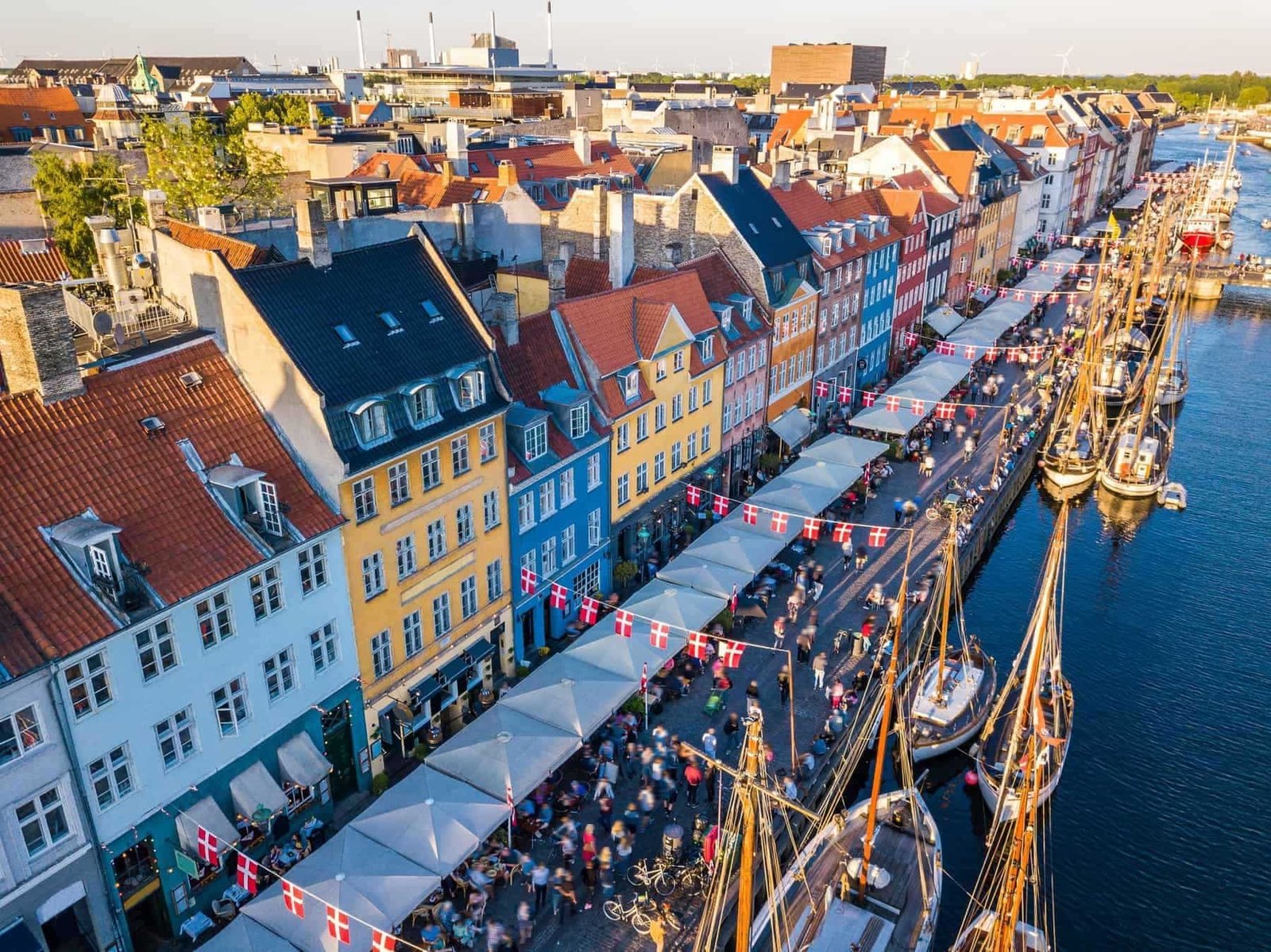 Denmark, New Harbour in Copenhagen
