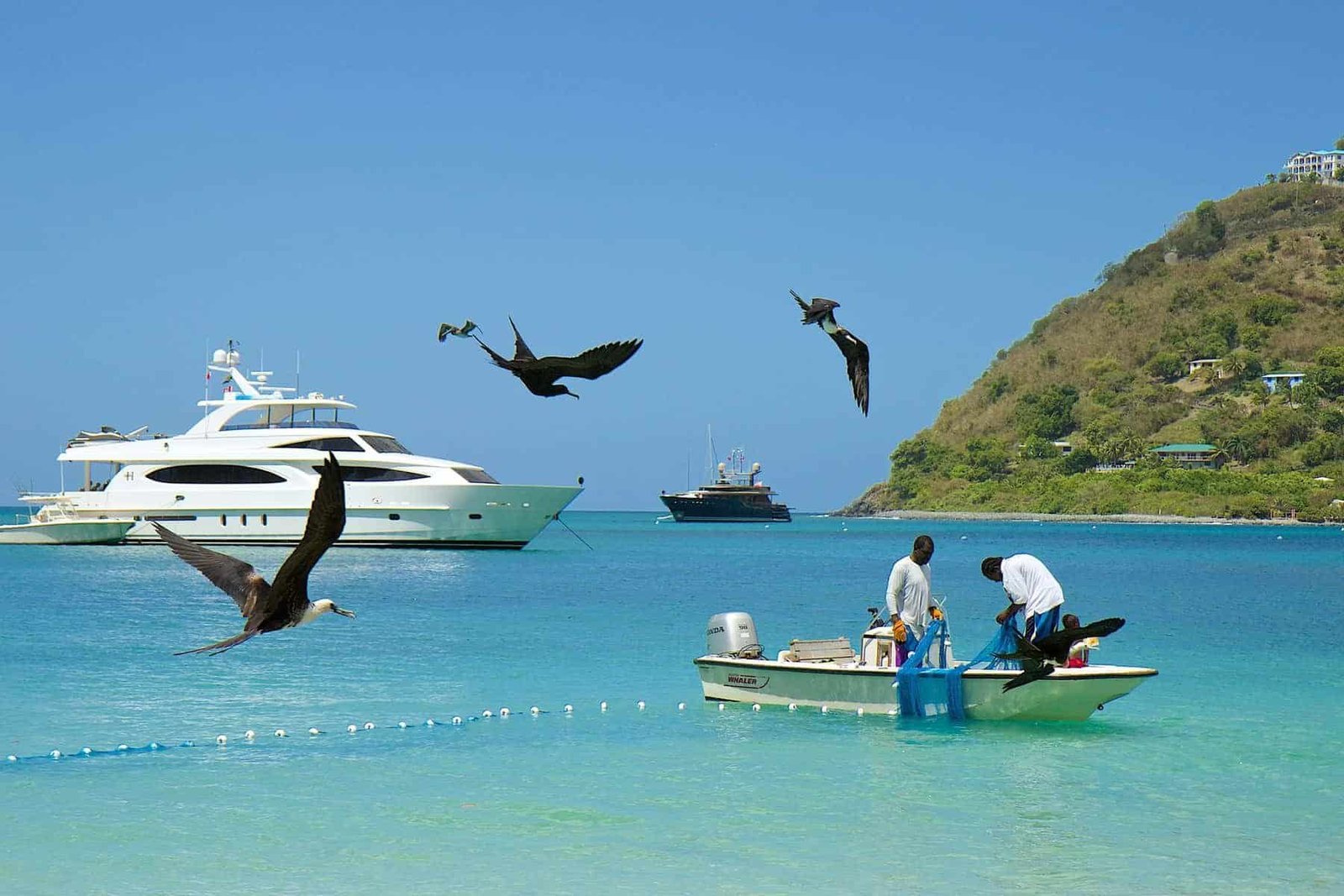 British virgin islands totala, fishermen