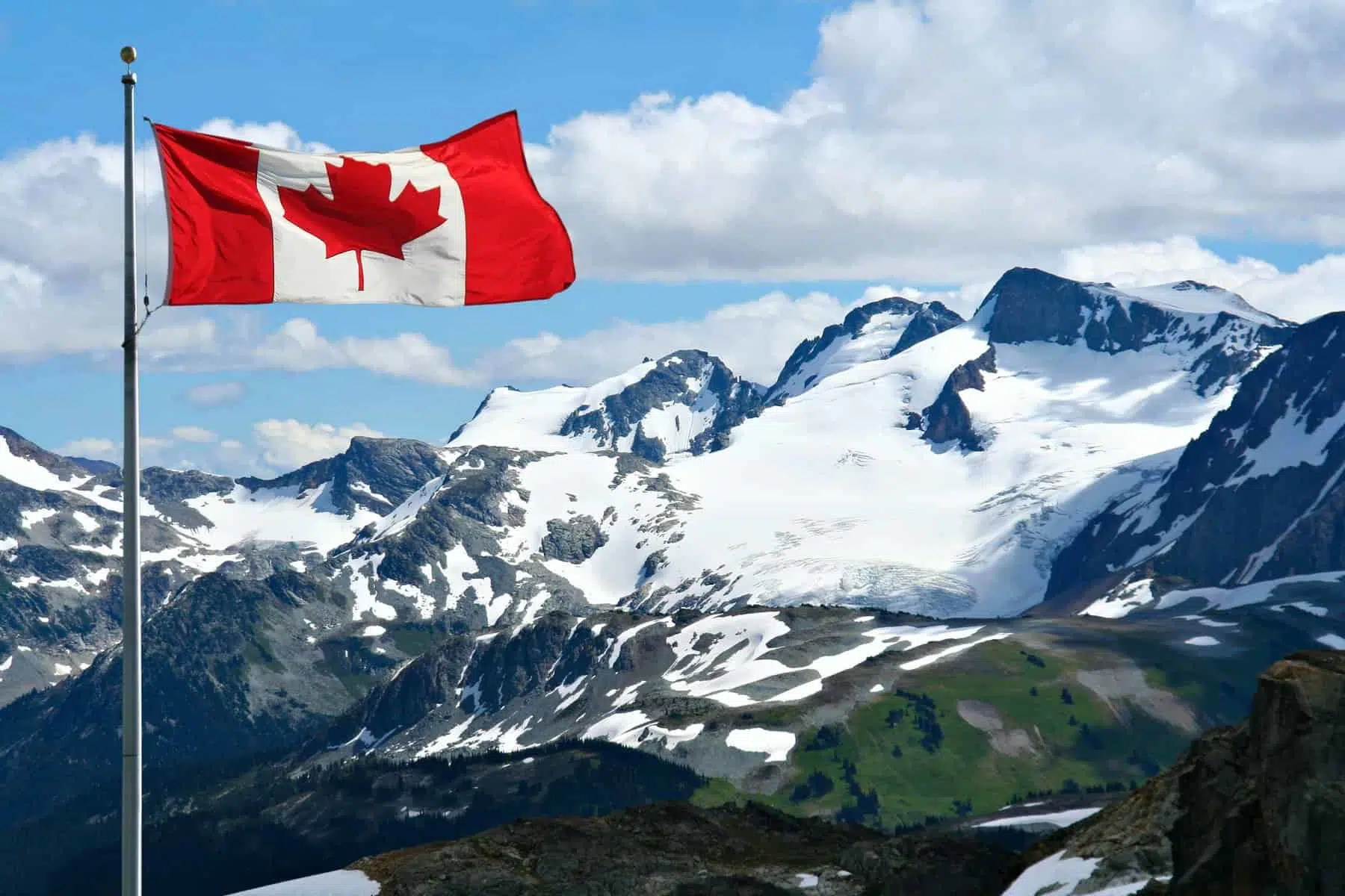 Rocky mountains at Whistler, Canada.