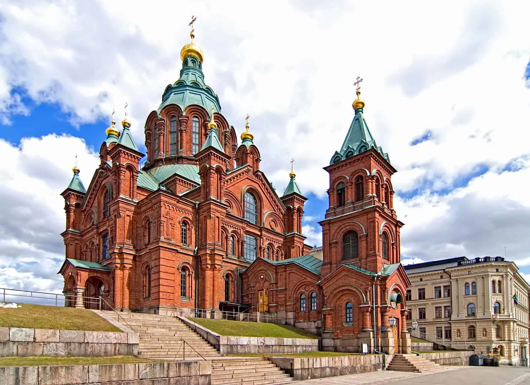 Uspensky Cathedral in Helsinki. Finland. 