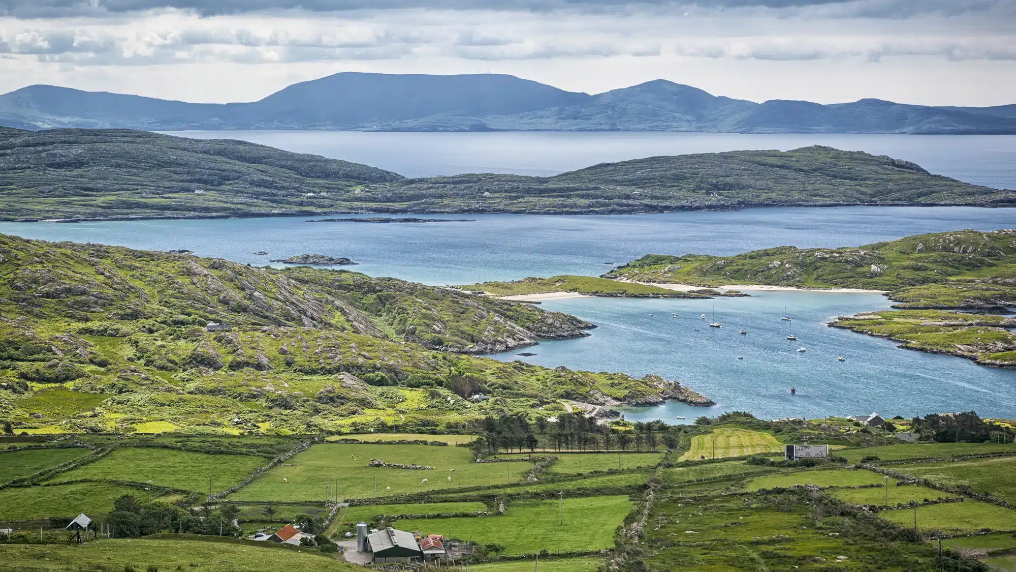Ring of Kerry landscape Ireland,
