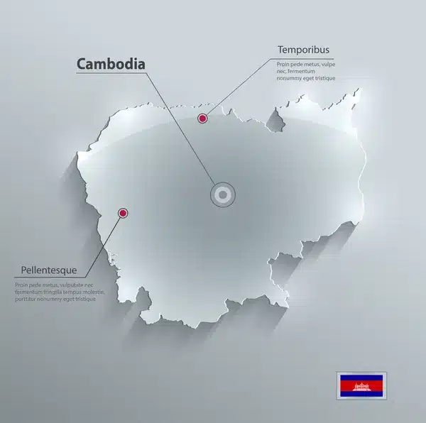Cambodia map