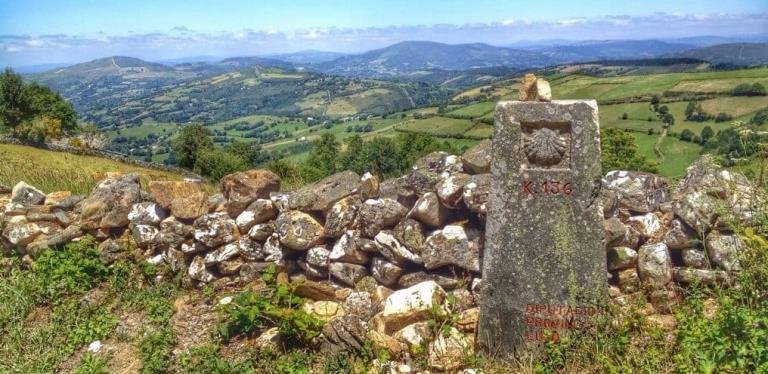The Camino 100 km walk in Northern Spain