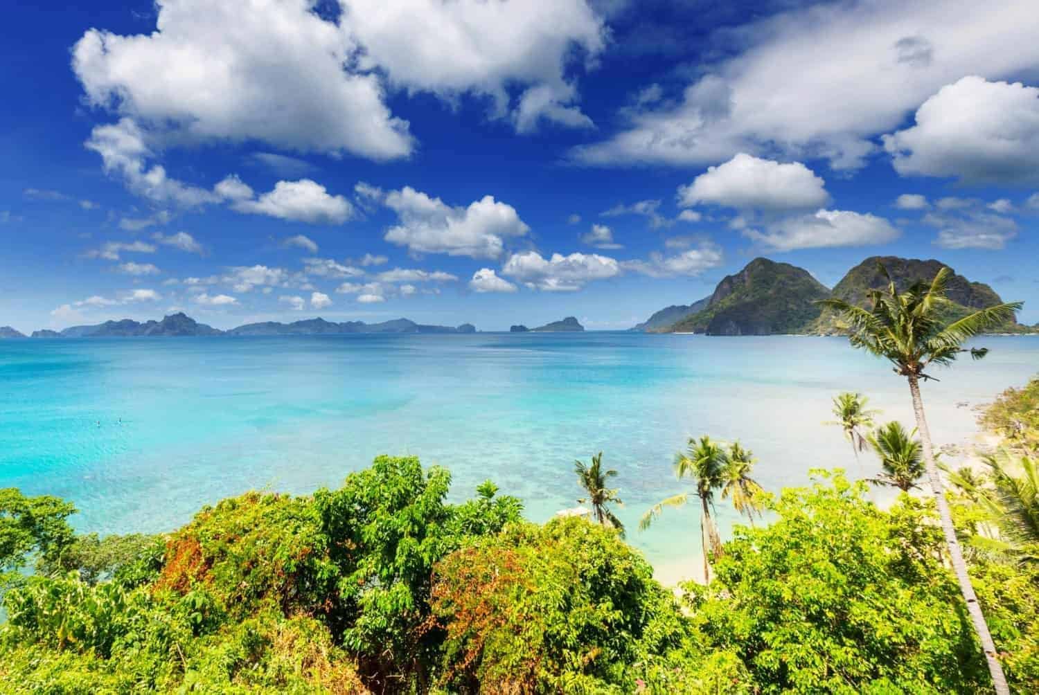 Puerto Princesa Palawan with underground river in Philippines