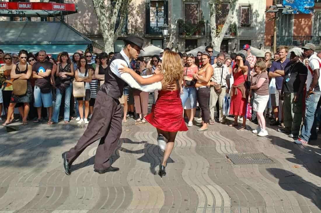 Barcelona-la-Rambla-dans i gaderne