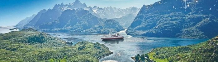 Beautiful place in Norway.Hurtigruten, trollfjorden Norge