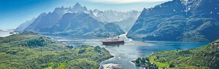 Beautiful place in Norway.Hurtigruten, trollfjorden Norge