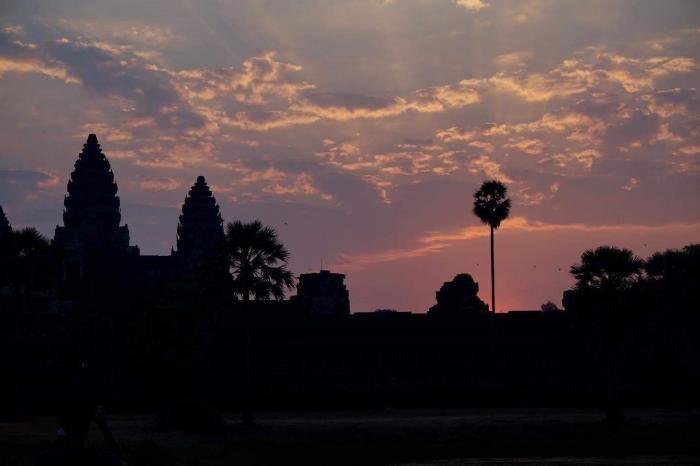 Siem-reap at sunset