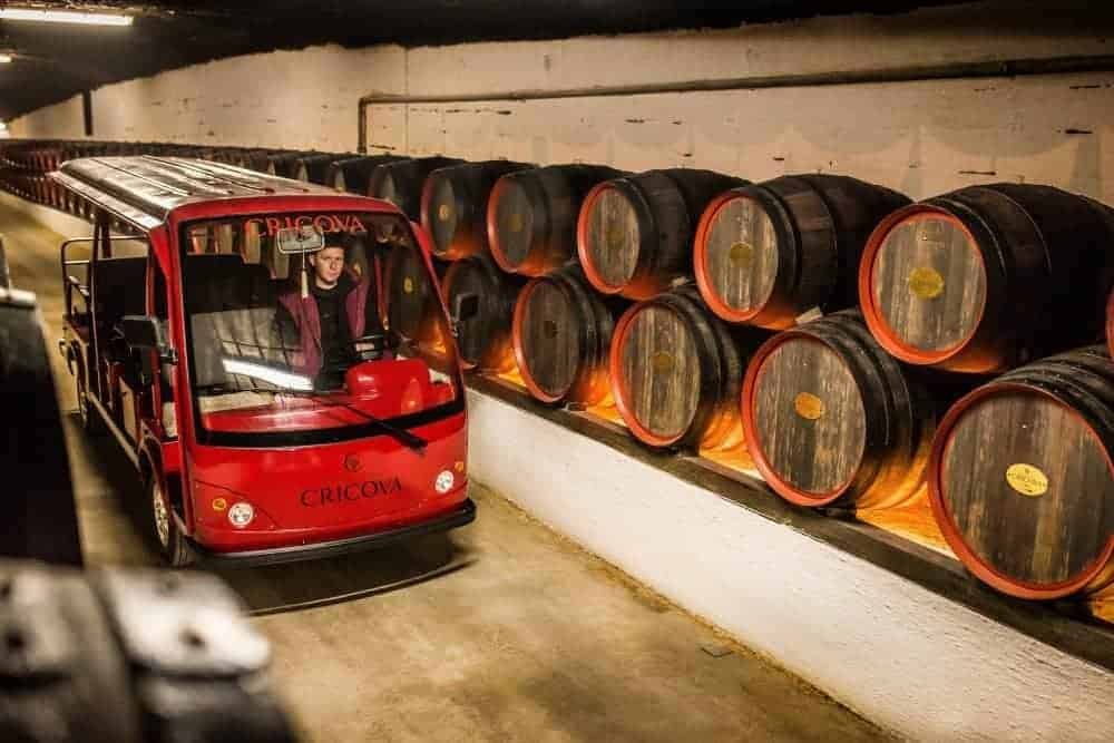 wine trips in Moldova to the Cricova museum