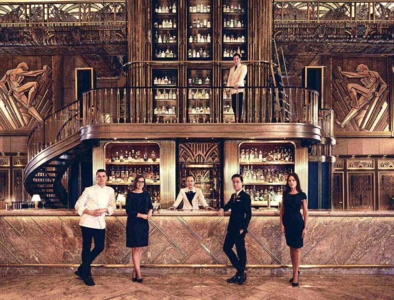 Singapore's bars. Atlas-Bar-Singapore-velkommen