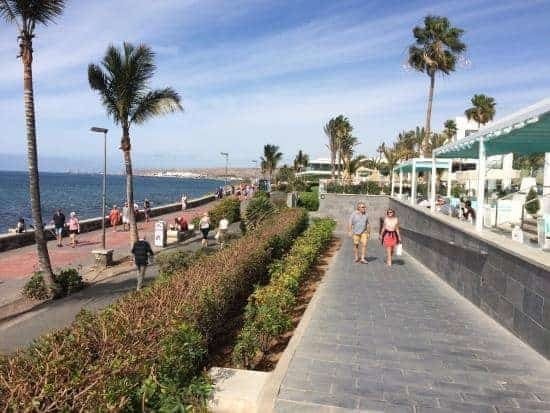 Gran Canaria. Melanores beach promenade