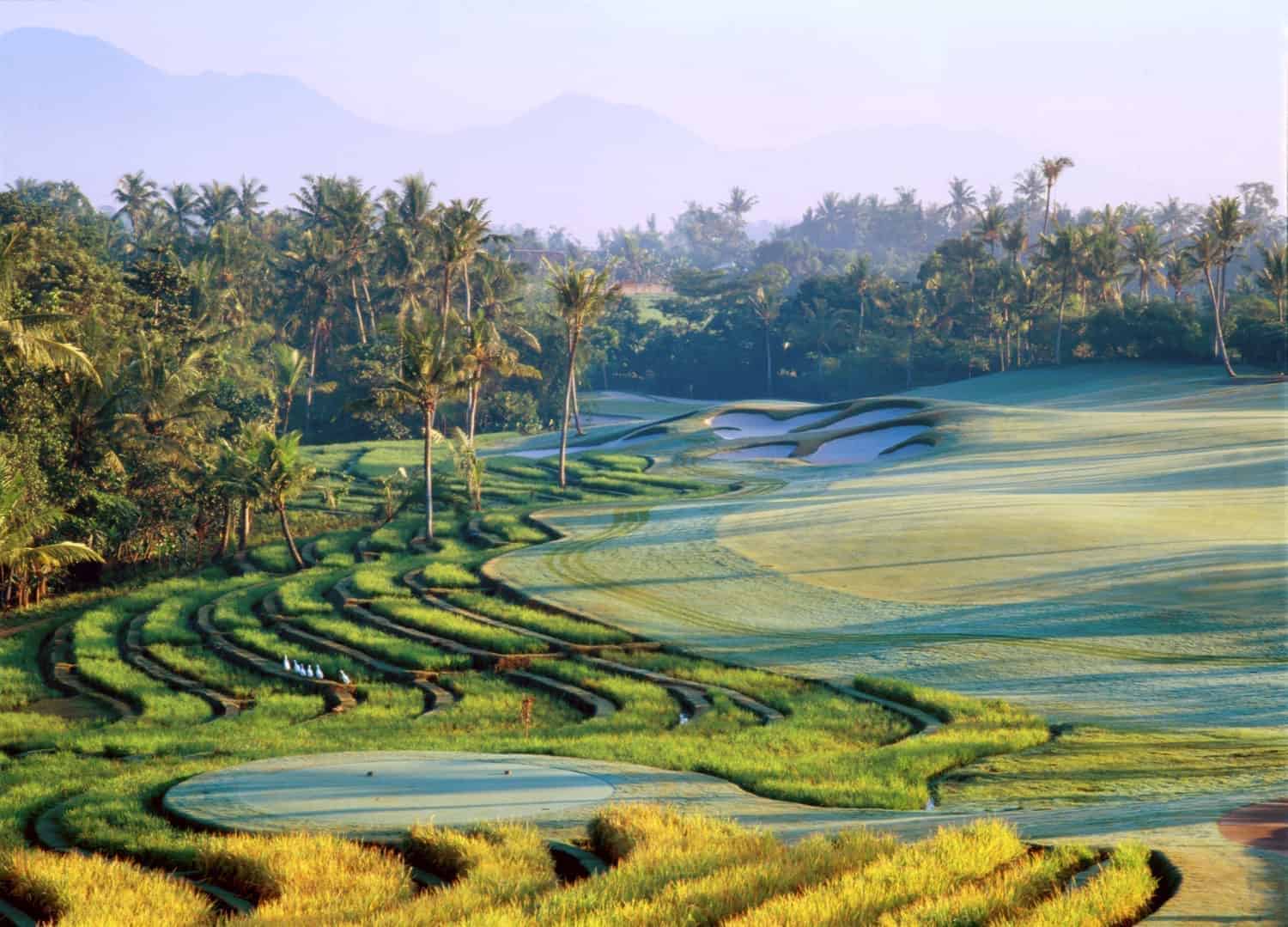 golfferie på Bali. Nirwana golf course Bali Greg Norman