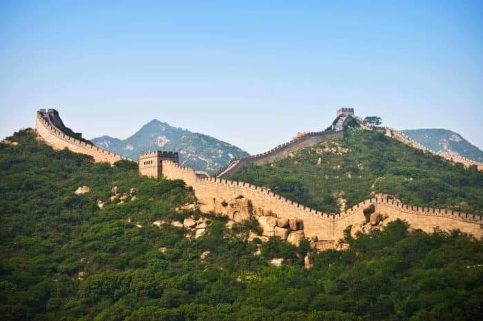 The Chinese wall. One of the seven wonders of the world