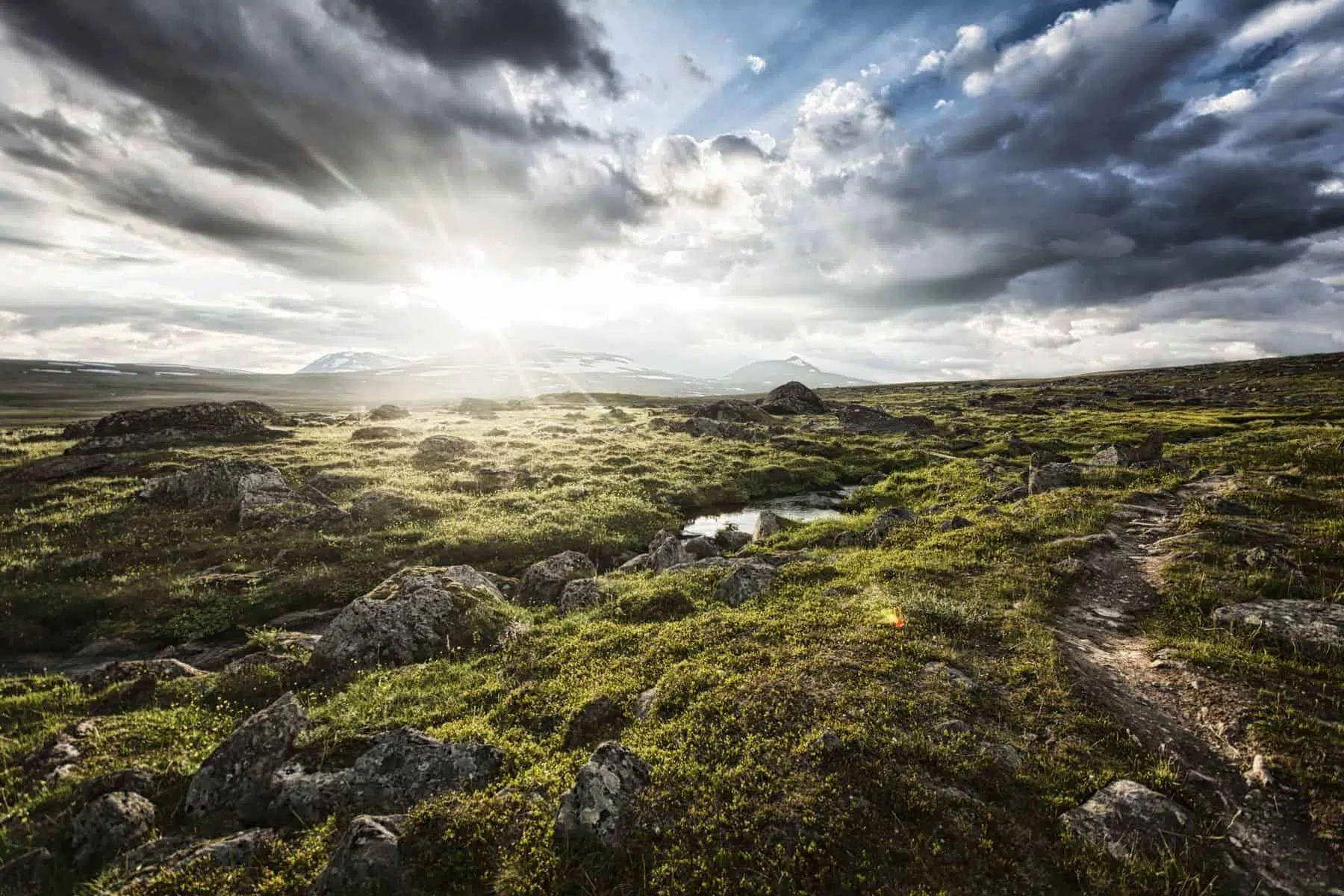 Traveltalk media solutions with Traveltalk.travel Landscape in Lapland, northern Sweden