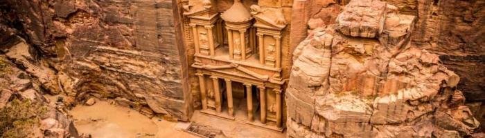 Besøg Jordans verdens vidunder Petra Jordans mest berømte