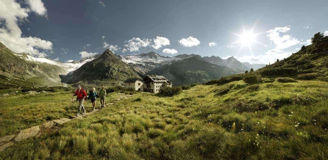 Zillertal bjergvandring i solskin