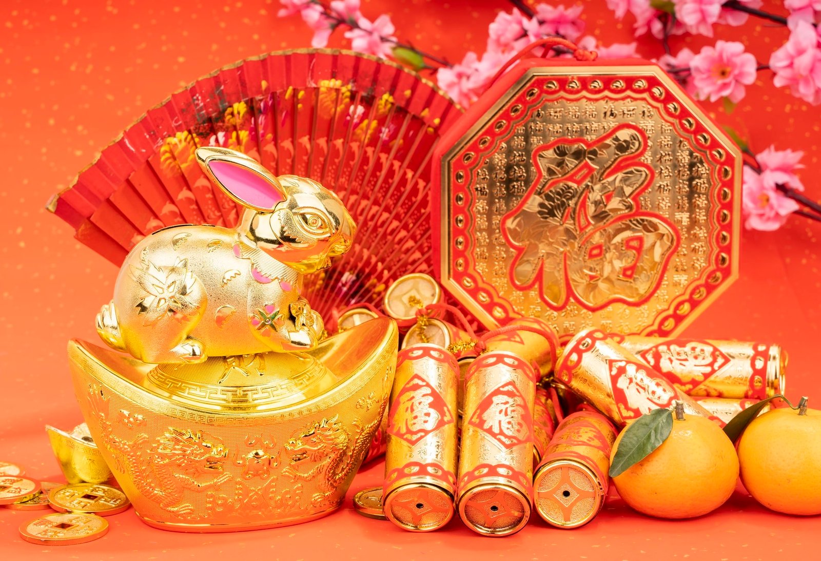greeting for Chinese Rabbit New Year,Chinese calligraphy