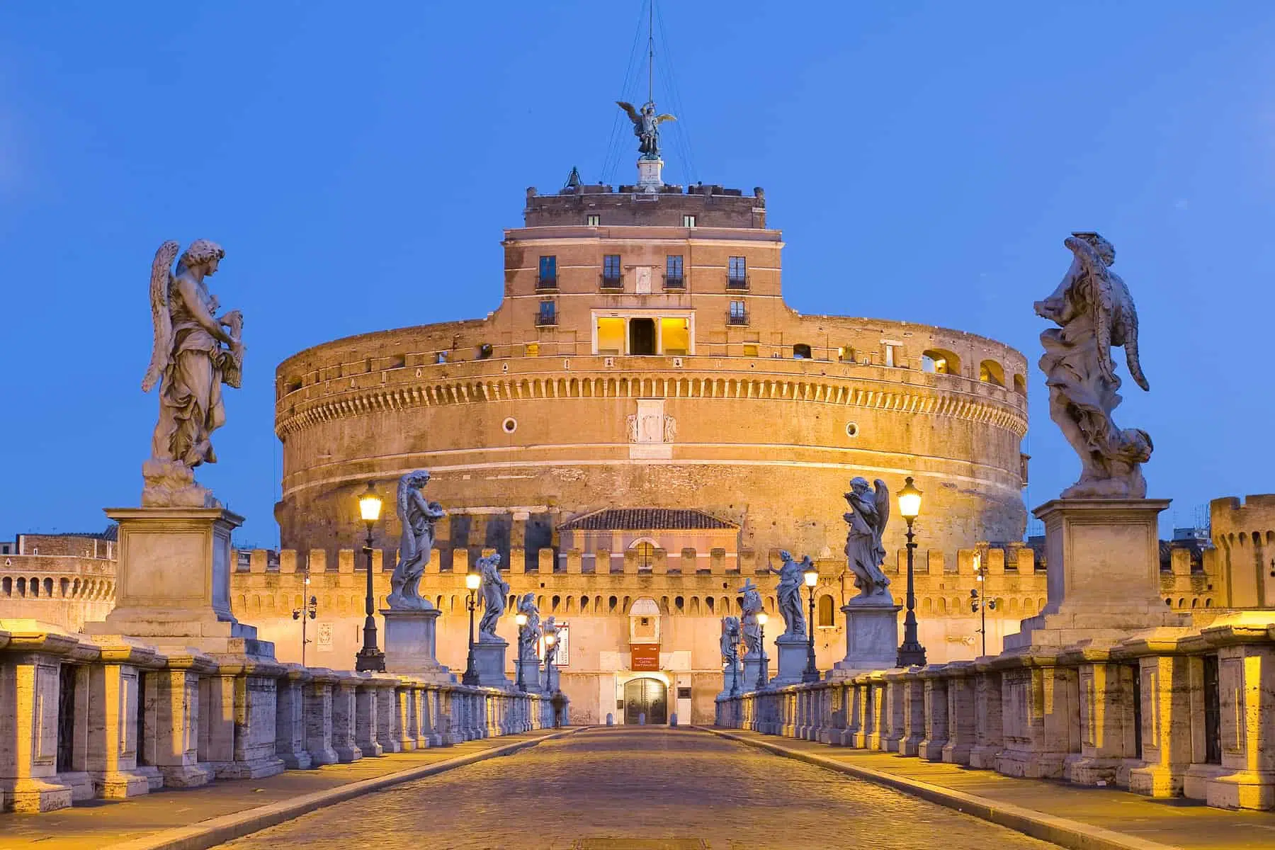 Castel Santangelo in Rome, Italy.
