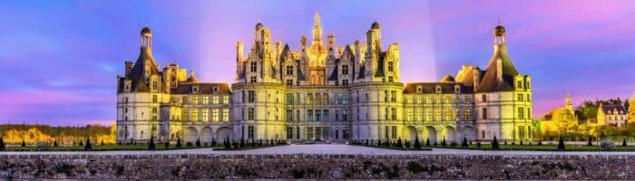 Chateau de Chambord, the largest castle in the Loire Valley. A UNESCO world heritage site in France