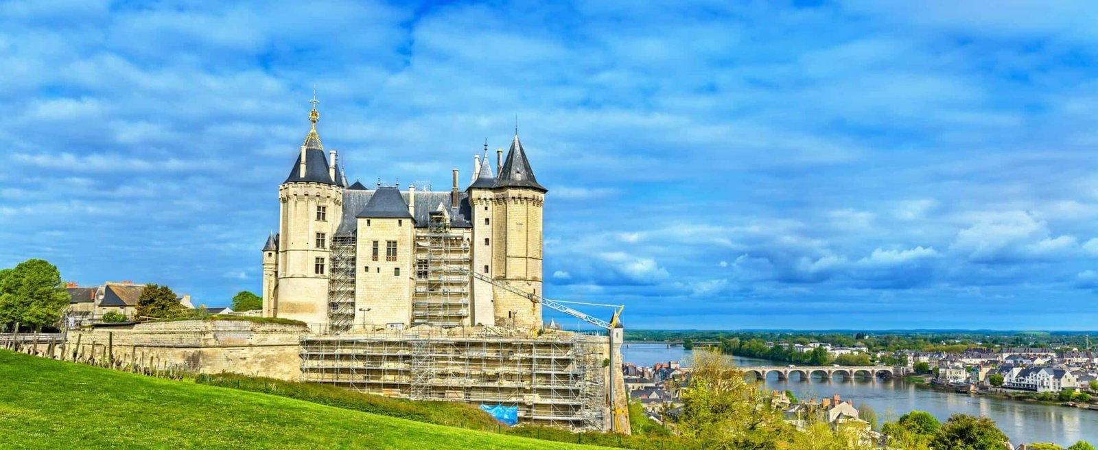 Chateau de Saumur, one of the Loire Valley castles, France