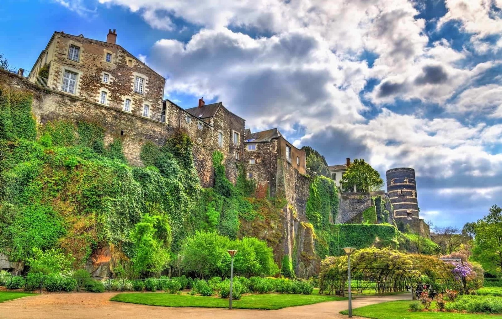 Angers Castle in the Loire Valley - France, Maine-et-Loire