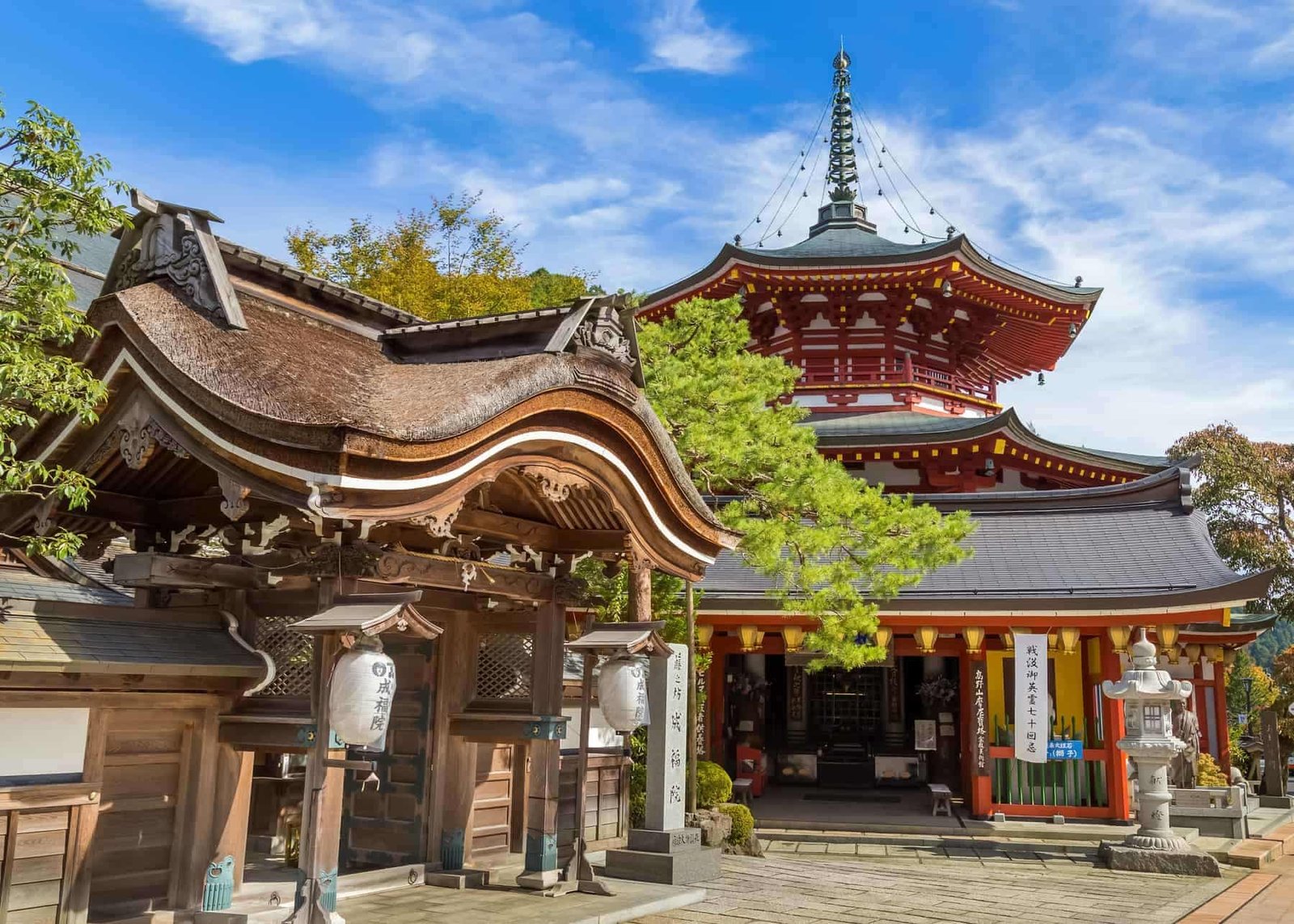 Jofuku-in Temple in Koyasan (Mt. Koya) Wakayama. 