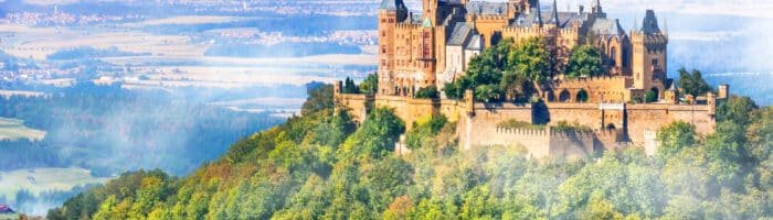 Best places to visit in Germany. Hohenzollern Castle