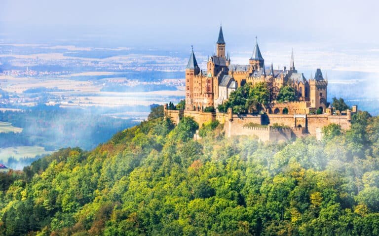 Best places to visit in Germany. Hohenzollern Castle