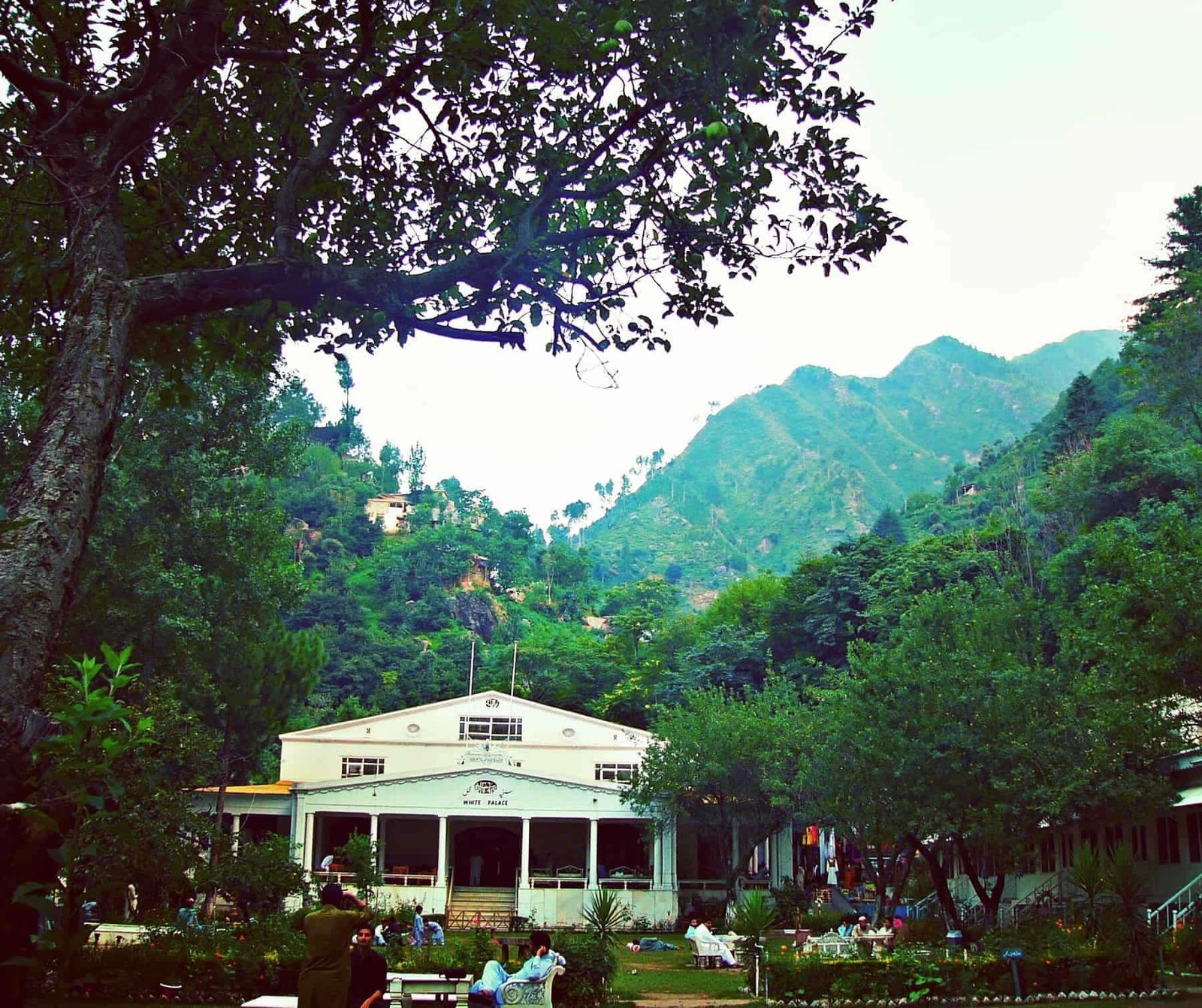 White palace of Marghazar in Pakistan