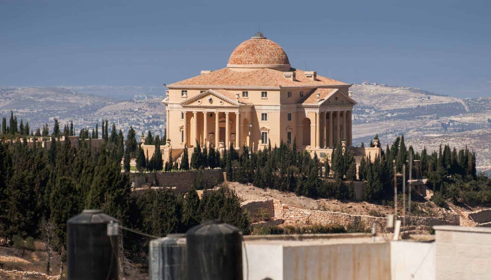 NABLUS, PALESTINE - The House of Palestine in Nablus
