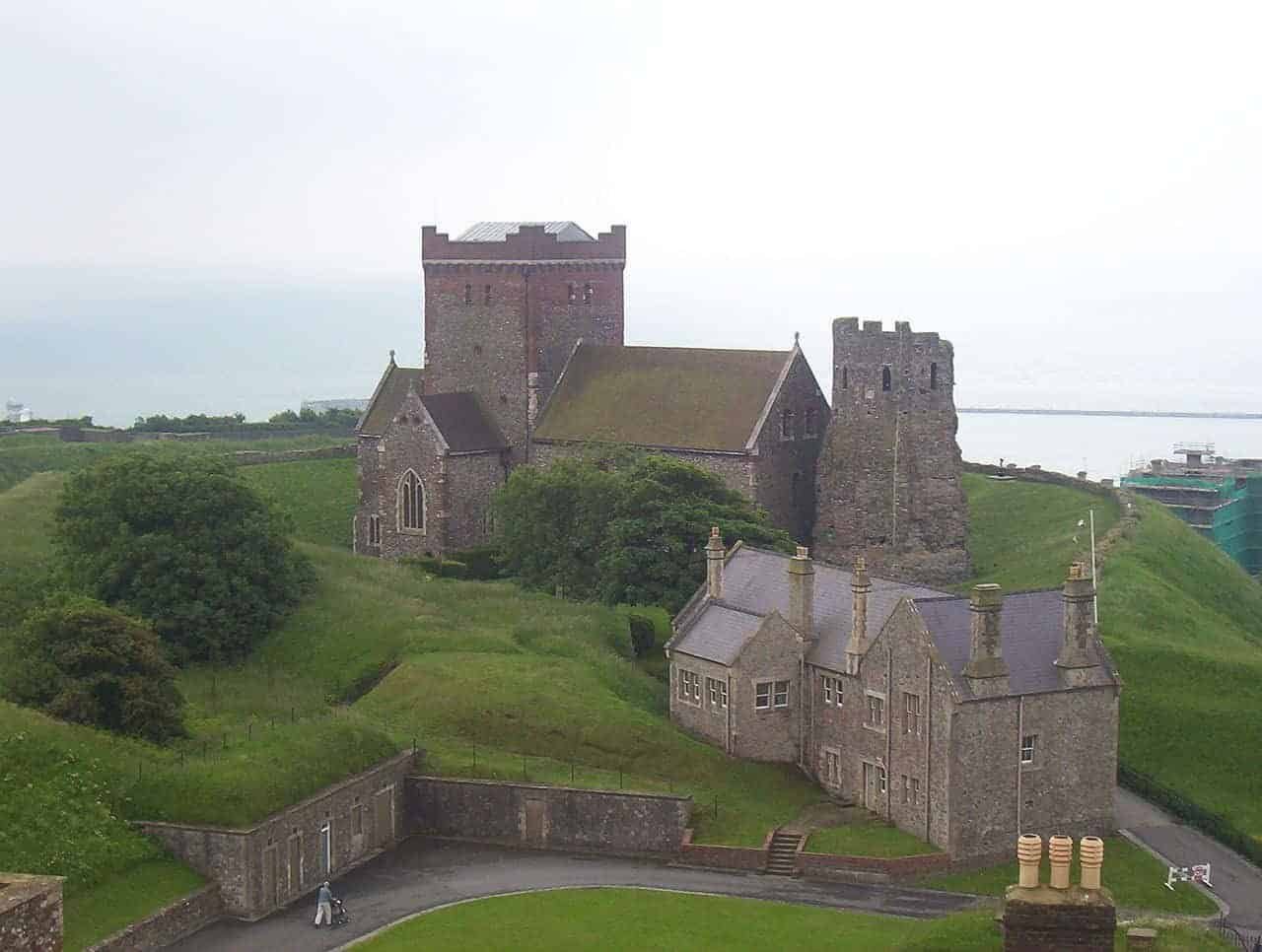 St. Mary in Castro church, Dover Castle, Kent, UK