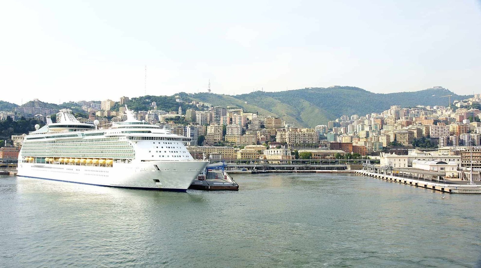 Transatlantic passenger terminal in Genoa, Italy