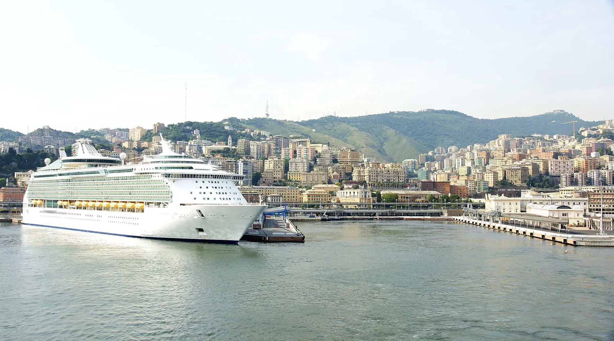Transatlantic passenger terminal in Genoa, Italy