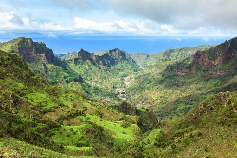 The Cape Verde Islands: Serra Malagueta mountains in Santiago Island Cape Verde - Cabo Verde