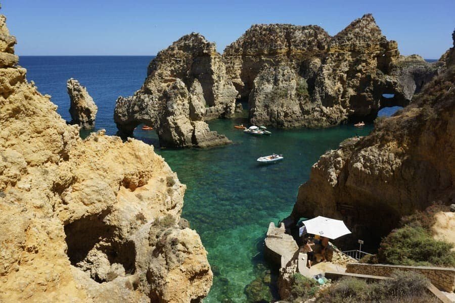 Ponta da Piedade rochas