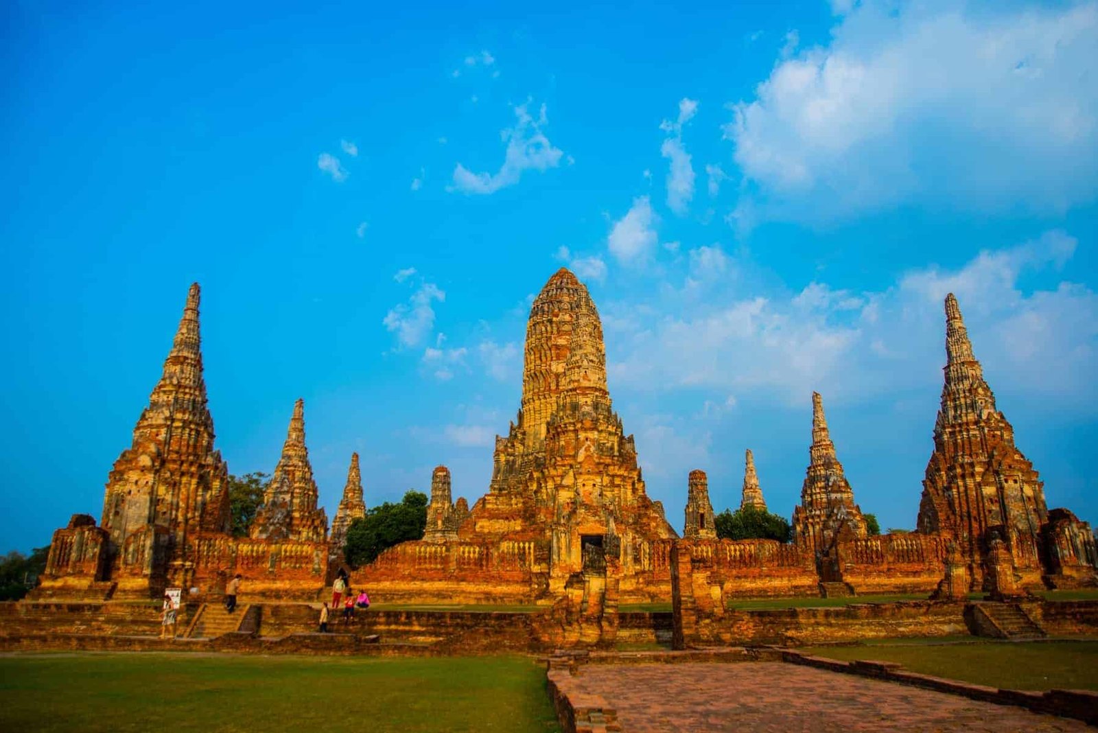 Old ruined temples, rocks and remnants of structures from