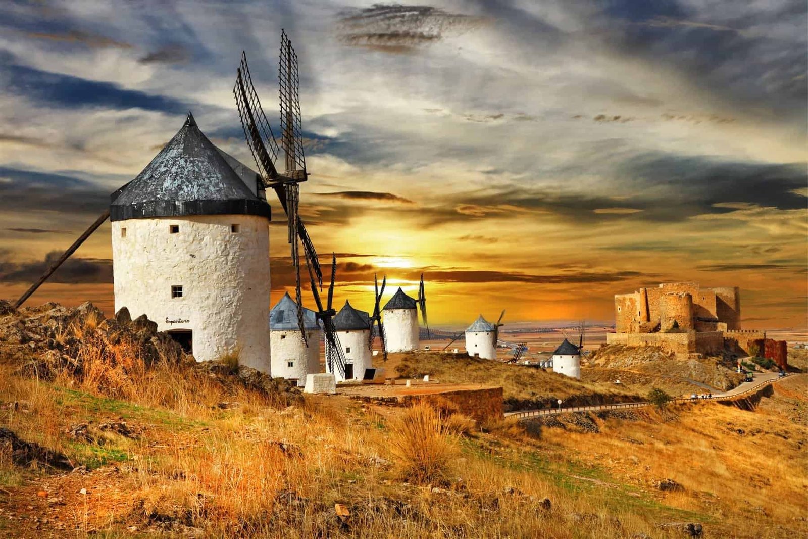 Spain, windmills