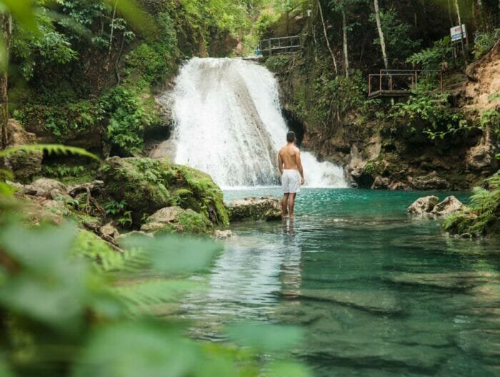 Blue Hole in Ocho Rios, Jamaica