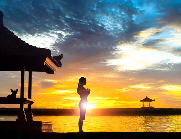 Bali opens for tourism. Yoga at Bali