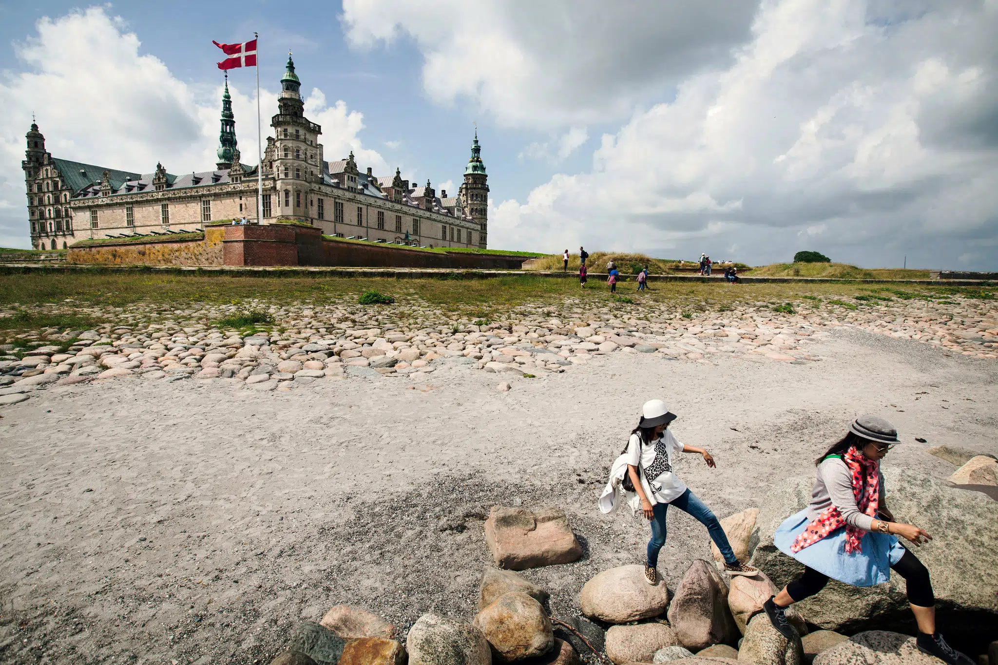 Helsingør slot, Elsingøre castle, very popular, Hamlet related. Places to visit in Denmark