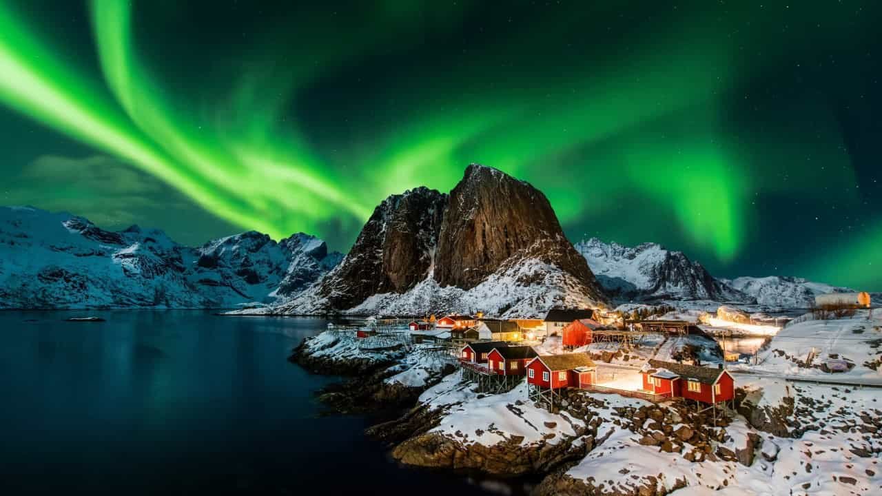 Camping in Lapland, Nordlys