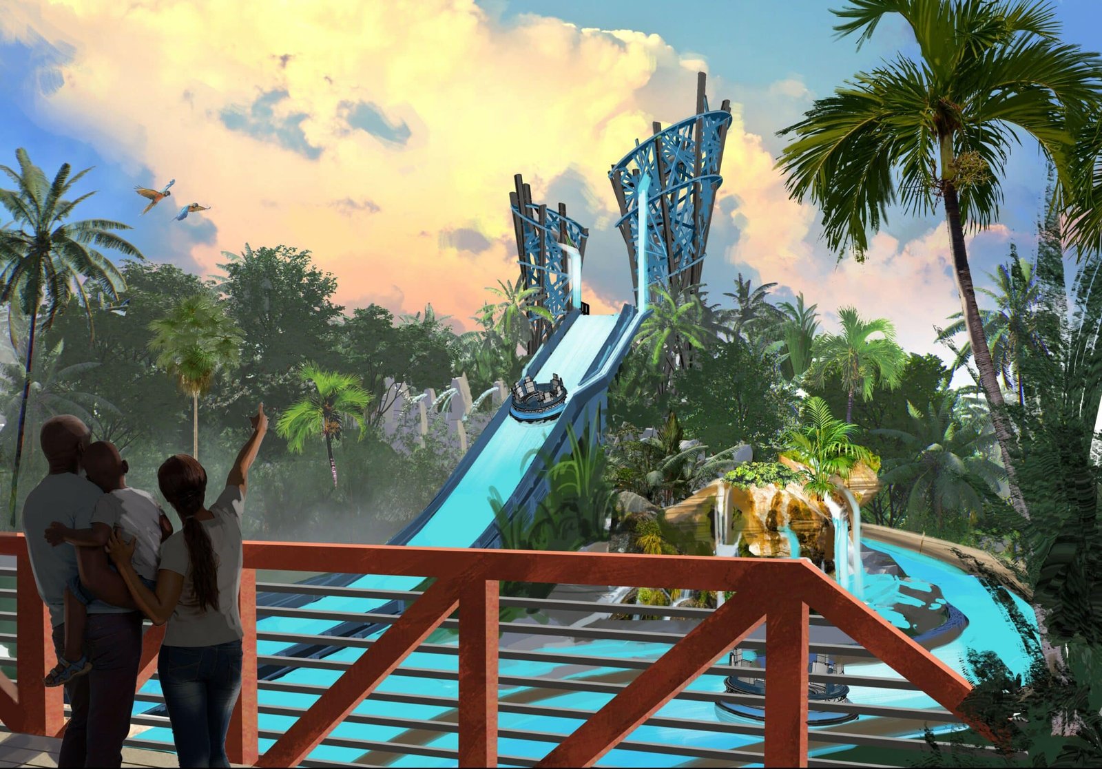 Orlando Sea World, infinity_falls