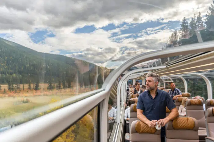 Rocky Mountaineer train, unbeatable view