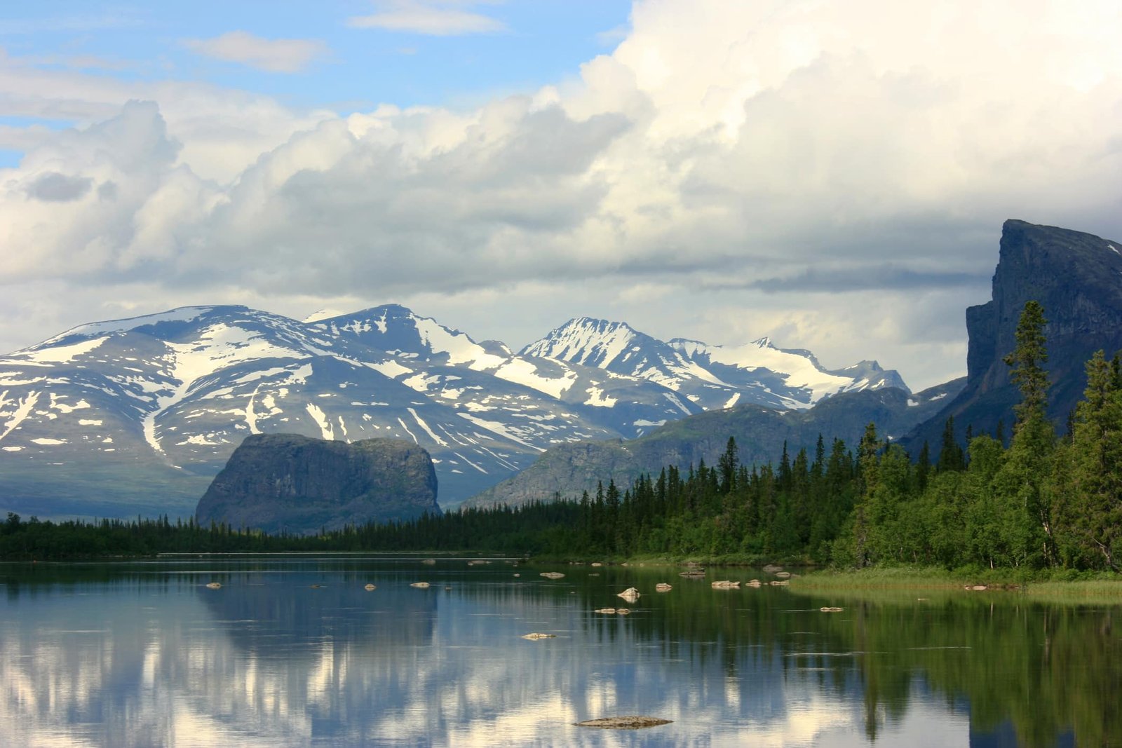 Sarek National Park in Lapland, Sweden