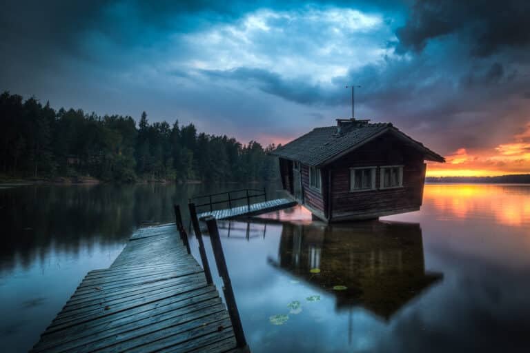 drunken sauna in Finland