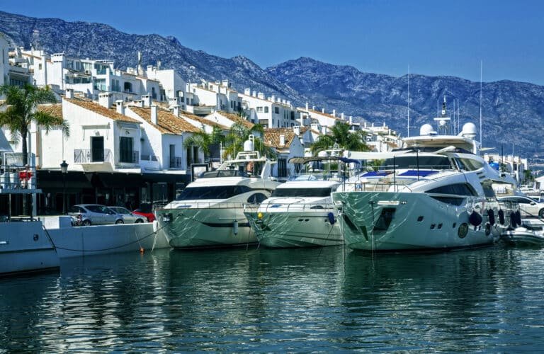 Puerto Banus, Marbella havn, Spanien