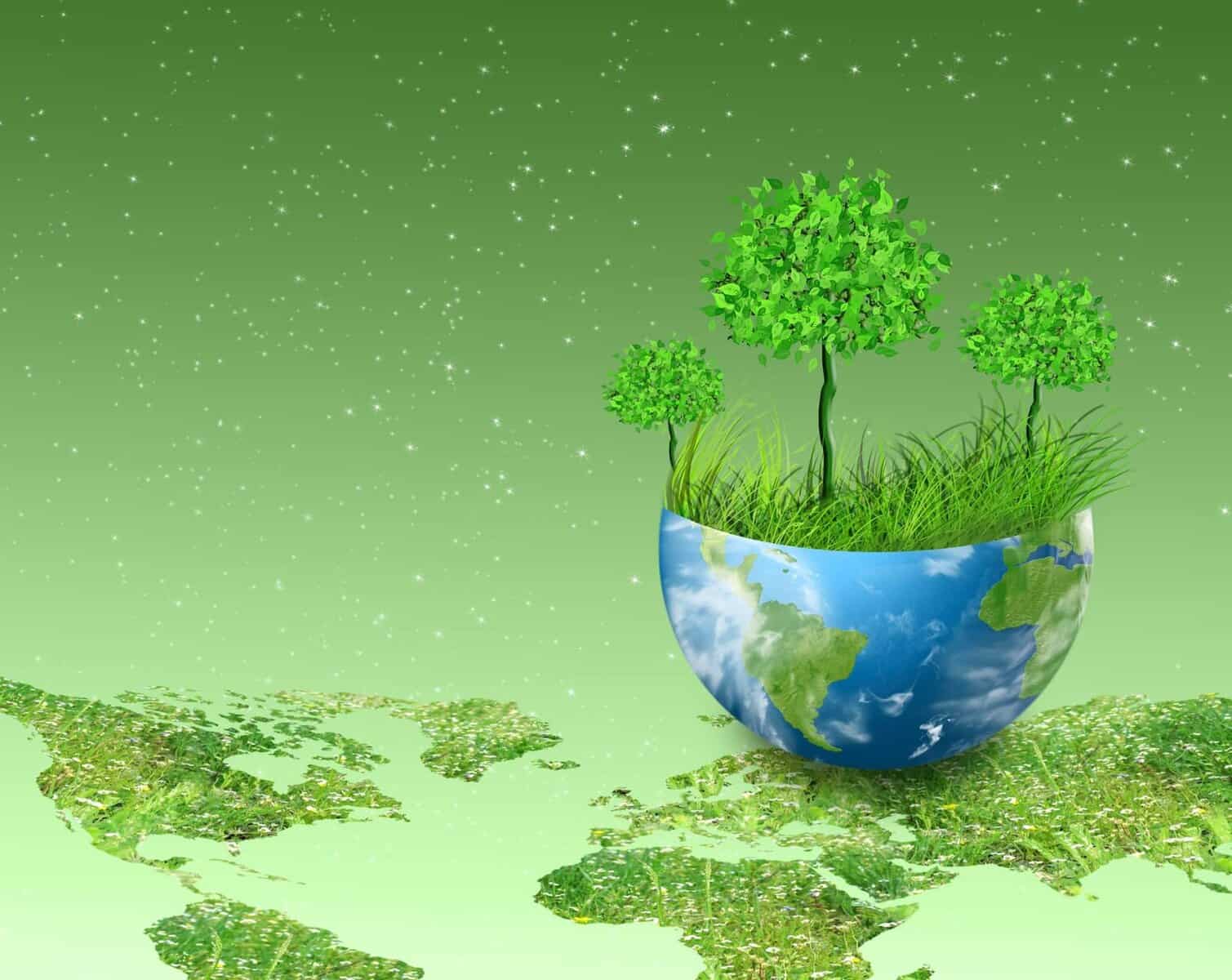 Sustainable travel.. Planet Earth. Physical globe of the earth. Elements of this image furnished by NASA. 3D illustration. Earth by NASA.
